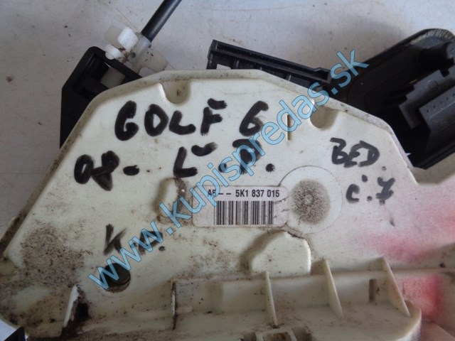 ľavý predný zámok na vw volkswagen golf VI, 5K1837015